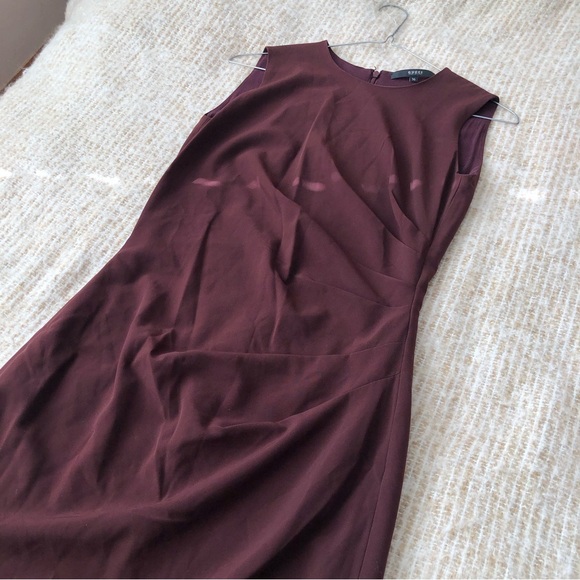 Gucci Burgundy Ruched Side Slim Fitting Short Dress 36 - Picture 5 of 15